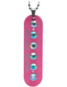 SEYMOUR DUNCAN NECKLACE BOBBIN METAL RED