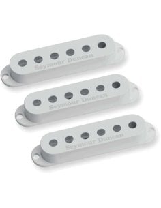 SEYMOUR DUNCAN S-COVER WHITE (3) LOGO
