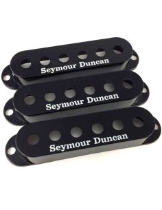 SEYMOUR DUNCAN S-COVER BLK (3) LOGO