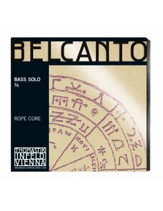 THOMASTIK BC600S DOUBLE BASS BELCANTO 3/4 MEDIUM SOLO TUNING STRING SET