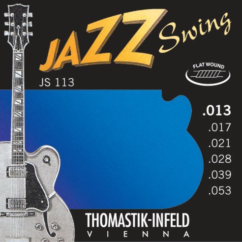 THOMASTIK JS113 JAZZ GUITAR JAZZ SWING STRING SET