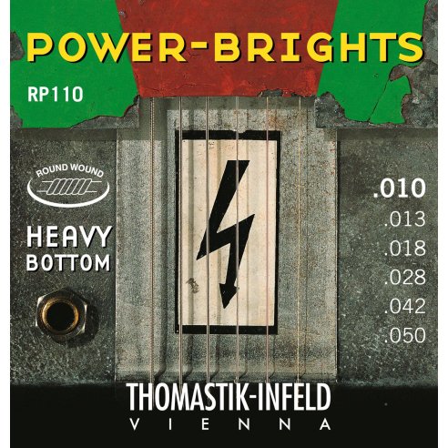 THOMASTIK RP110 ELECTRIC GUITAR POWER BRIGHTS STRING SET