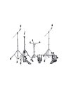 MAPEX IT HP6005DP HARDWARE PACK MARS FINITURA CROMATA