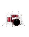 MAPEX IT SE529XBBPA SATURN EVOLUTION BIRCH ROCK 4 PEZZI TUSCAN RED