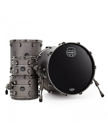 MAPEX IT SE529XMBPG SATURN EVOLUTION MAPLE ROCK 4 PEZZI GUN METAL GREY