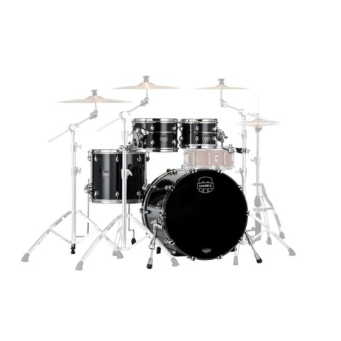 MAPEX IT SE529XMPB SATURN EVOLUTION MAPLE ROCK 4 PEZZI PIANO BLACK