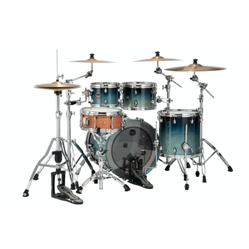 MAPEX IT SR504XRJ SATURN NEW FUSION 4 PEZZI TEAL BLUE FADE