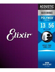 ELIXIR 11100 ACOUSTIC 80/20 BRONZE POLYWEB
