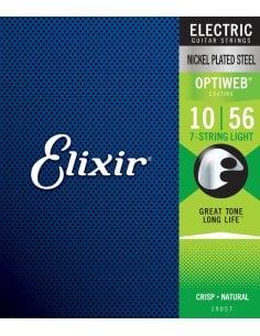 ELIXIR 19057 ELECTRIC NICKEL PLATED STEEL OPTIWEB