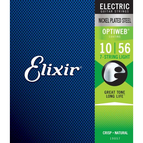 ELIXIR 19057 ELECTRIC NICKEL PLATED STEEL OPTIWEB
