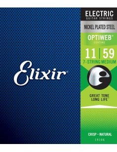ELIXIR 19106 ELECTRIC NICKEL PLATED STEEL OPTIWEB