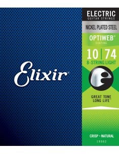 ELIXIR 19062 ELECTRIC NICKEL PLATED STEEL OPTIWEB