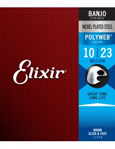 ELIXIR 11650 BANJO NICKEL PLATED STEEL POLYWEB