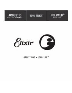 ELIXIR 15232 ELECTRIC NICKEL PLATED STEEL NANOWEB SINGLE
