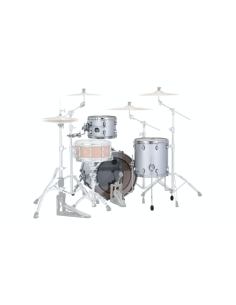 MAPEX IT SE401XHPD SATURN EVOLUTION HYBRID STRAIGHT AHEAD 3 PEZZI IRIDIUM SILVER 2