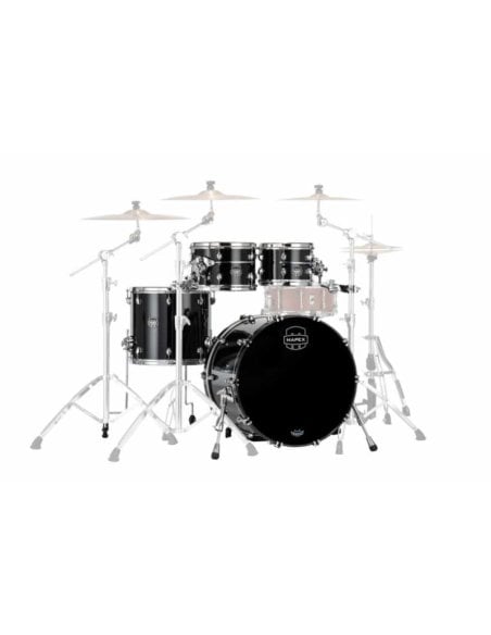 MAPEX IT SE529XBPB SATURN EVOLUTION BIRCH ROCK 4 PEZZI PIANO BLACK