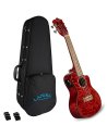 LANIKAI IT QM-RDCEC - UKULELE CONCERTO QUILTED MAPLE