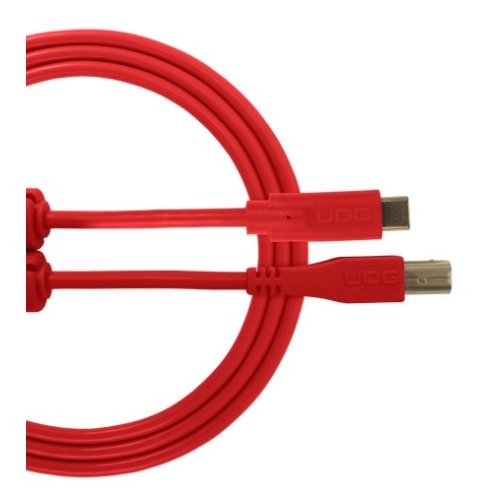 UDG U96001RD - ULTIMATE AUDIO CABLE USB 2.0 C-B RED STRAIGHT 1,5M