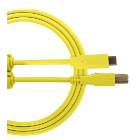 UDG U96001YL - ULTIMATE AUDIO CABLE USB 2.0 C-B YELLOW STRAIGHT 1 ,5M