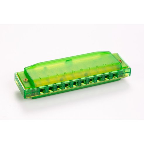 HOHNER TRANSLUCENT HARP M1110G VERDE