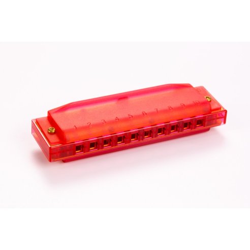 HOHNER TRANSLUCENT HARP M1110R ROSSO