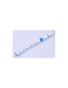 NUVO ITALIA SOPRANO RECORDER-DITEGGIATURA TEDESCA (BIANCO/BLU)