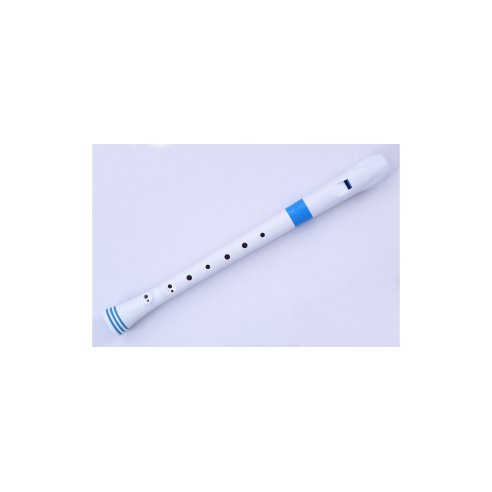 NUVO ITALIA SOPRANO RECORDER-DITEGGIATURA BAROCCA (BIANCO/BLU)