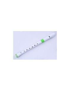 NUVO ITALIA SOPRANO RECORDER-DITEGGIATURA TEDESCA (BIANCO/VERDE)
