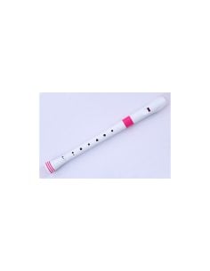 NUVO ITALIA SOPRANO RECORDER-DITEGGIATURA TEDESCA (BIANCO/ROSA)