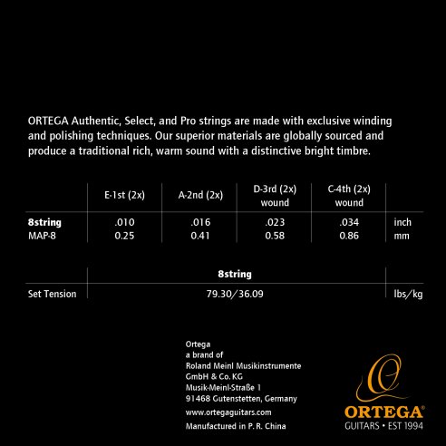 ORTEGA MAP-8