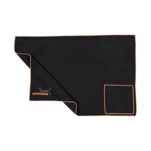 BAM ITALIA CC-0004 PANNO DI PULIZIA IN MICROFIBRA TAGLIA L 30X40 - BLACK