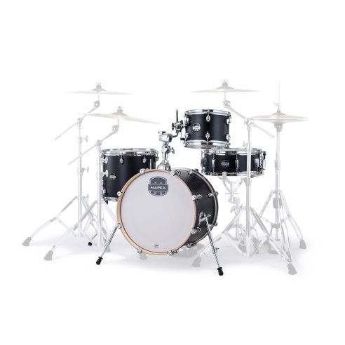 MAPEX IT MM486SKD MARS MAPLE BE BOP 4 PEZZI MATTE BLACK