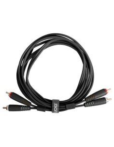 UDG U97001BL - ULTIMATE AUDIO CABLE SET RCA-RCA STRAIGHT BLACK