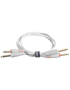 UDG U97002WH - ULTIMATE AUDIO CABLE SET JACK - JACK STRAIGHT WHITE