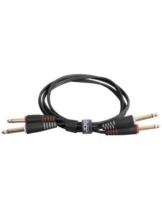 UDG U97004BL - ULTIMATE AUDIO CABLE SET JACK - JACK STRAIGHT BLACK