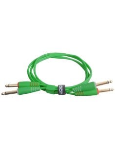 UDG U97004GR - ULTIMATE AUDIO CABLE SET JACK - JACK STRAIGHT GREEN