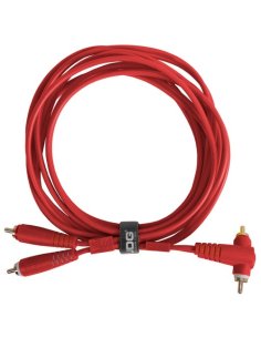 UDG U97005RD - ULTIMATE AUDIO CABLE SET RCA STRAIGHT - RCA ANGLED RED