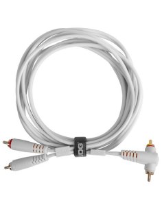 UDG U97005WH - ULTIMATE AUDIO CABLE SET RCA STRAIGHT - RCA ANGLED WHITE