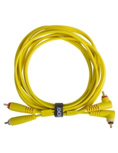 UDG U97005YL - ULTIMATE AUDIO CABLE SET RCA STRAIGHT - RCA ANGLED YELLOW