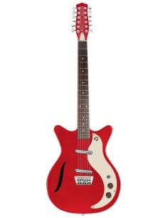 DANELECTRO VINTAGE 12STR GUITAR RED METALLIC