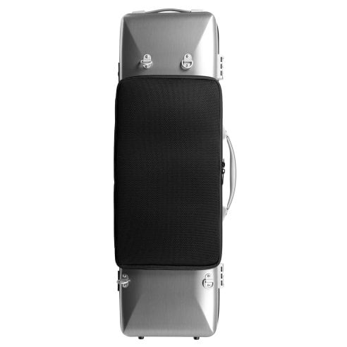BAM ITALIA DEF2018XLA LA DEFENSE HIGHTECH CASE PER VIOLINO OBLONG BRUSHED ALUMINUM