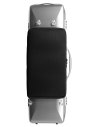 BAM ITALIA DEF2018XLA LA DEFENSE HIGHTECH CASE PER VIOLINO OBLONG BRUSHED ALUMINUM