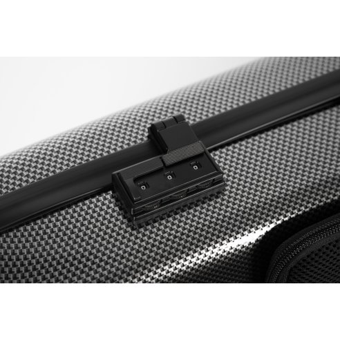 BAM ITALIA 2018XLSC HIGTECH OBLONG CASE PER VIOLINO SILVER CARBON