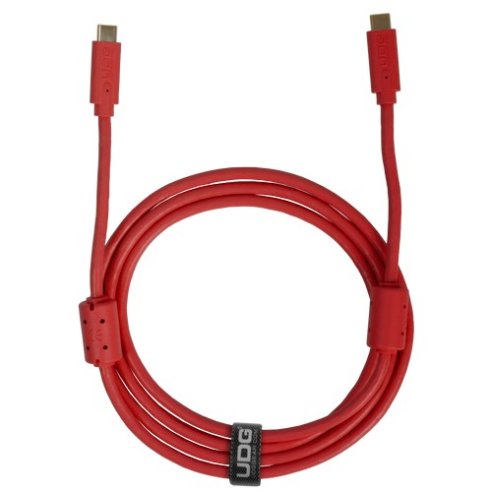 UDG U99001RD - UDG ULTIMATE AUDIO CABLE USB 3.2 C-C RED STRAIGHT 1,5M