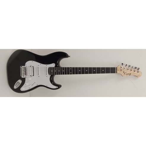KING ST400 HSS BK STRAT TYPE HSS BLACK