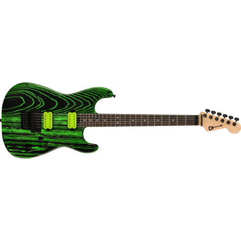 CHARVEL PRO MOD SD1 HH FR ASH GREEN GLOW