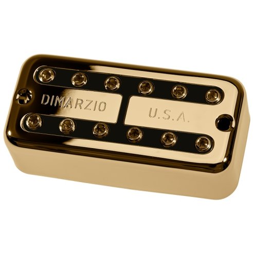 DiMarzio Super Distor\'Tron \'\'F-spaced\'\' Neck Gold/Black - DP297FGBK