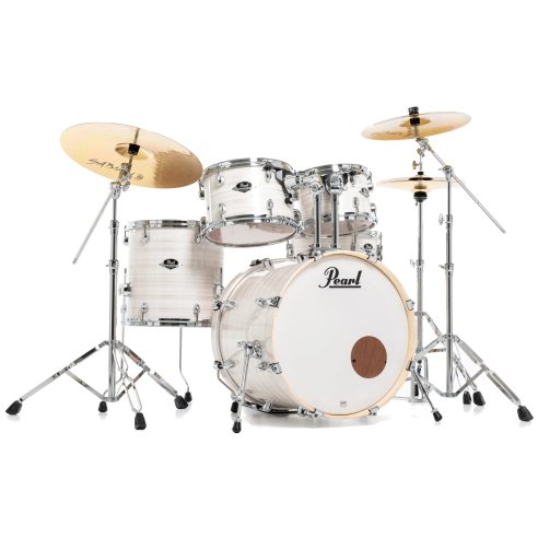 PEARL EXX705NBR/C777 EXPORT 5 PCS SET SLIPSTREAM WHITE + CYMBALS