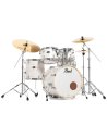 PEARL EXX705NBR/C777 EXPORT 5 PCS SET SLIPSTREAM WHITE + CYMBALS