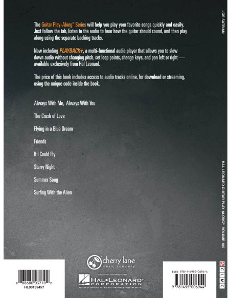 AAVV GUITAR PLAY ALONG V 185 SATRIANI AOL AAVV GUITAR PLAY ALONG V 185 SATRIANI AOL